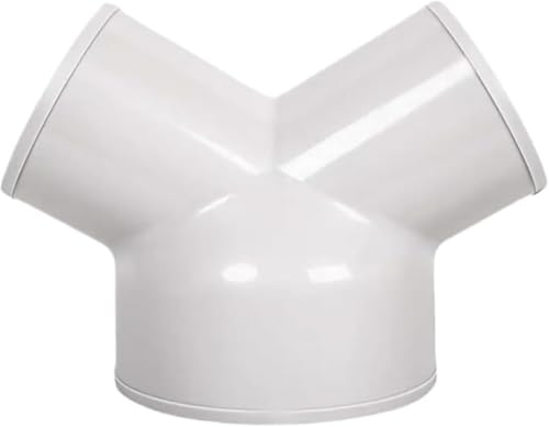 GEBYUIPVC 製換気パイプ継手セットダクトホース + 分岐配管部品型ティー+ 接続部品 高気密性・高耐久性 工具不要で簡単取付 家庭用キッチン・浴室・業務用事務所・工場換気システム全対応